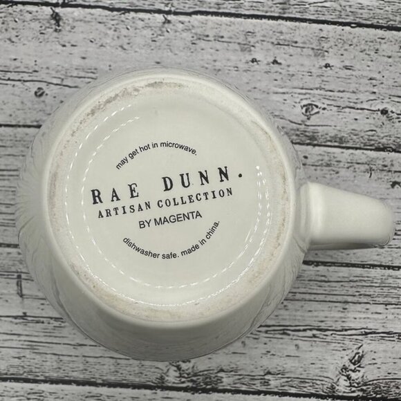 Rae Dunn Easter Egg Shaped Coffee Mug - Happy Easter - Purple - Striped Egg - Picture 5 of 7